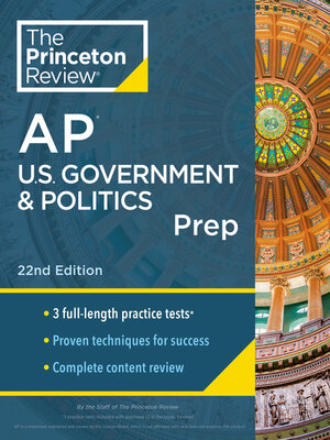 cover image of Princeton Review AP U.S. Government & Politics Prep